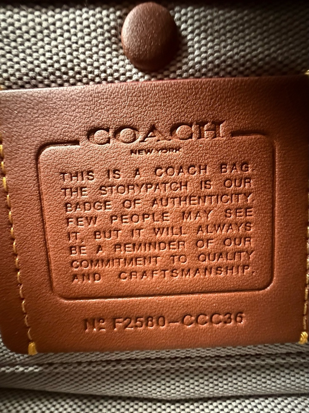 Coach Waverly bag, Leather, Maple, EUC! - Picture 4 of 8